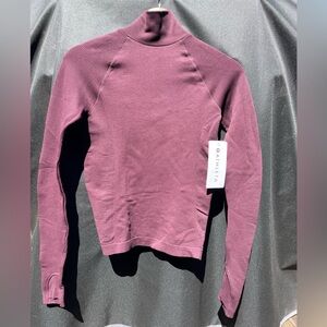 Athleta Flurry Seamless Turtleneck Top